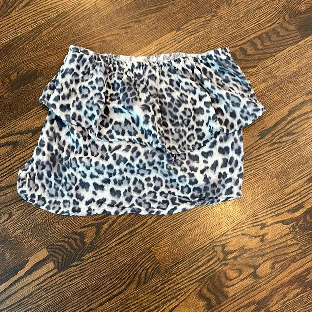NWOT Michael Stars Tube Top Tiered Layered  Animal Print!